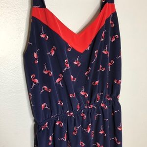 Flamingo retro dress